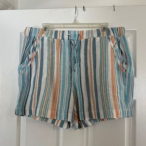 Briggs Linen Blend Shorts NWOT